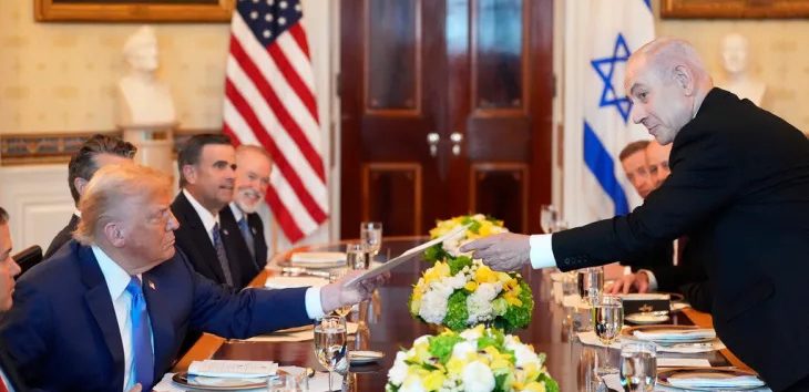  <a href="https://english.almanar.com.lb/2453288">Netanyahu Nominates Trump for Nobel Peace Prize as US Backs Israeli Assault on Gaza</a>