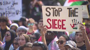 Pro-Gaza protest in Houston, US