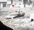One of the Israeli tanks ambushed by Al-Quds Brigades fighters