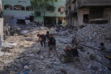 Gaza City destruction