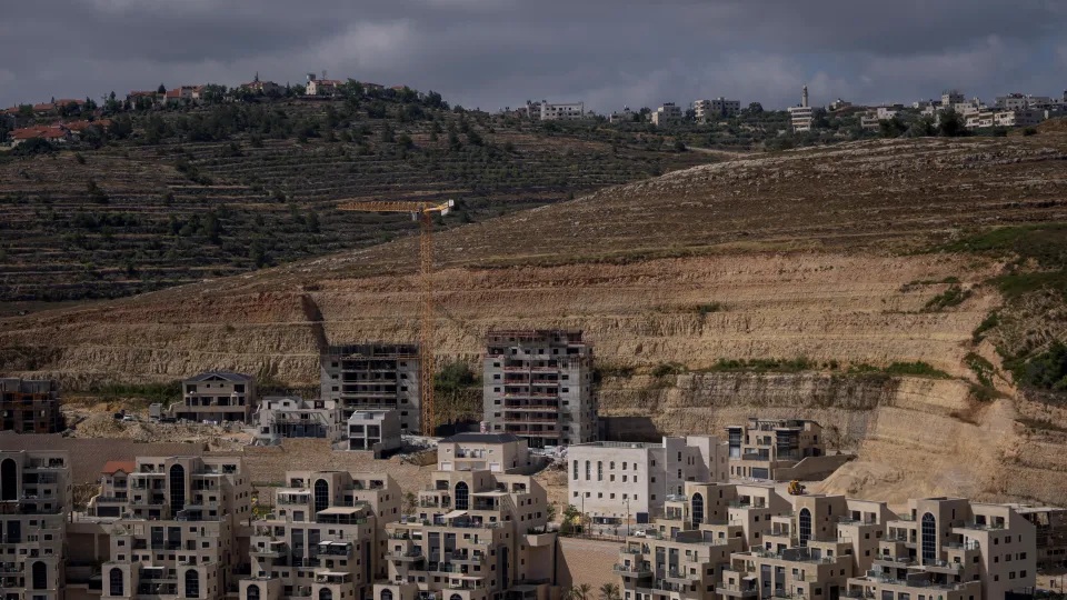Construction site of Israeli settler unit projects in the so-called Israeli settlement of Givat Ze’ev in the West Bank (image from 2023).