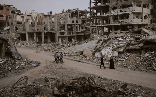 Gaza Khan Younis destruction