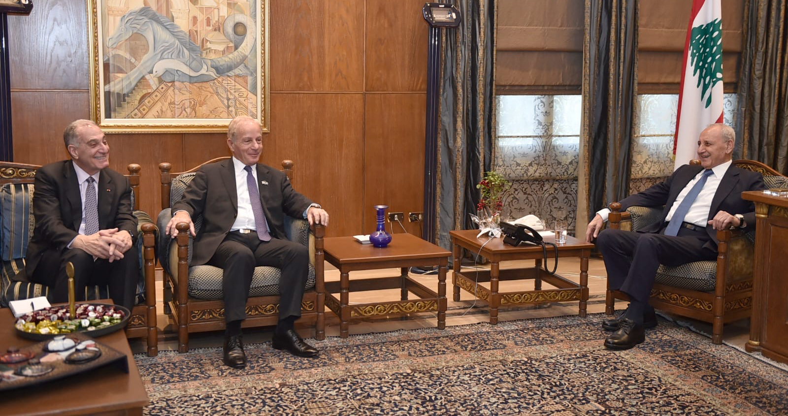 Speaker Berri Offers “Unfiltered Understanding” of Lebanon Situation to US Delegation
