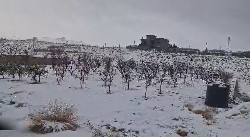 Video| Snow Covers Lebanon’s Heights as Storm Continues